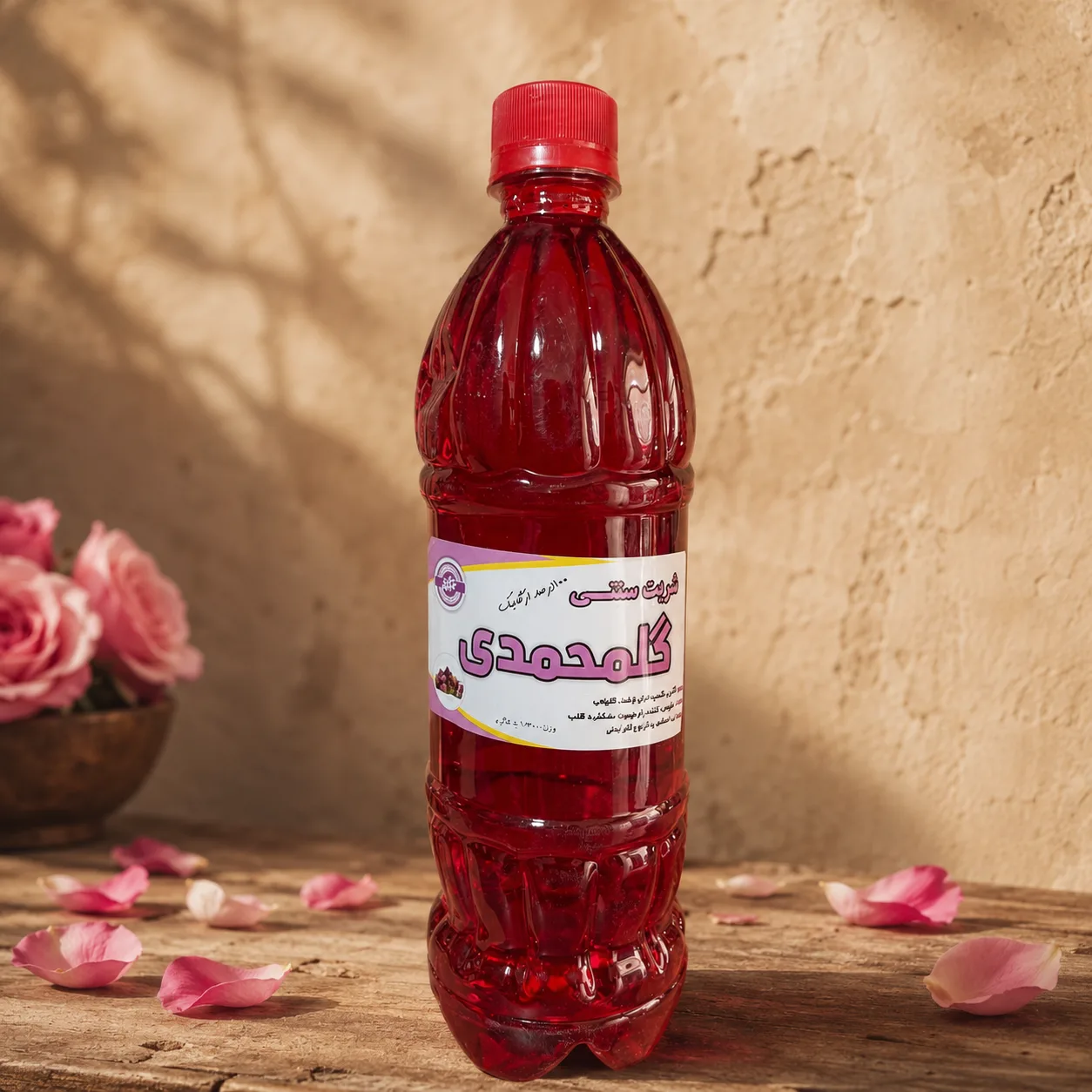 0 شربت سنتی گل محمدی