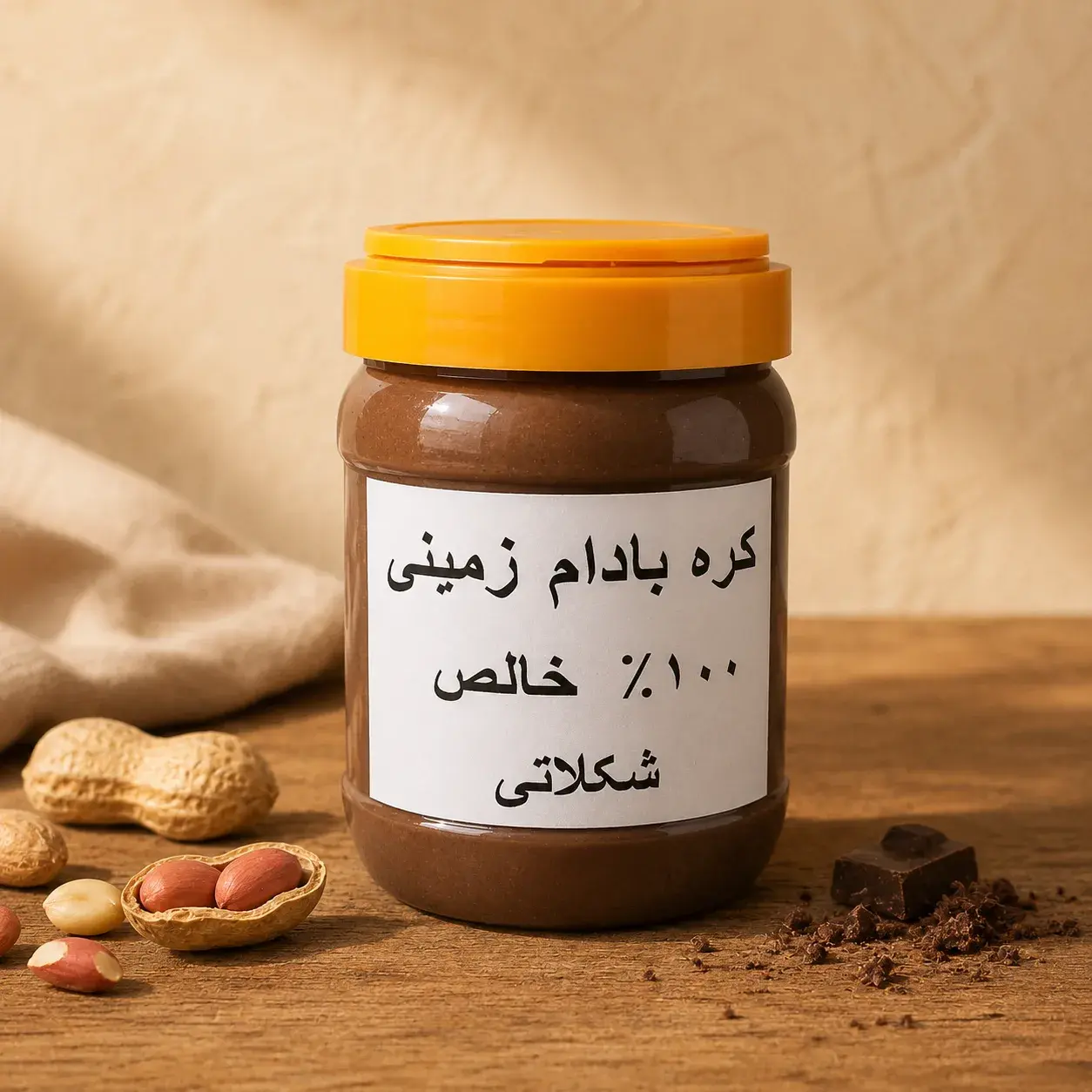 کره بادام زمینی شکلاتی - تصویر 1