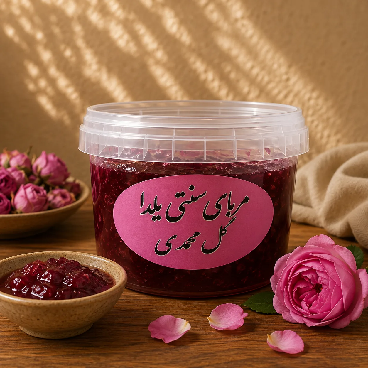 مربا گل محمدی
